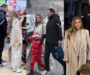 Rozenek i Majdan polują na prezenty. Mały Henio w świątecznej czapeczce to sama słodycz