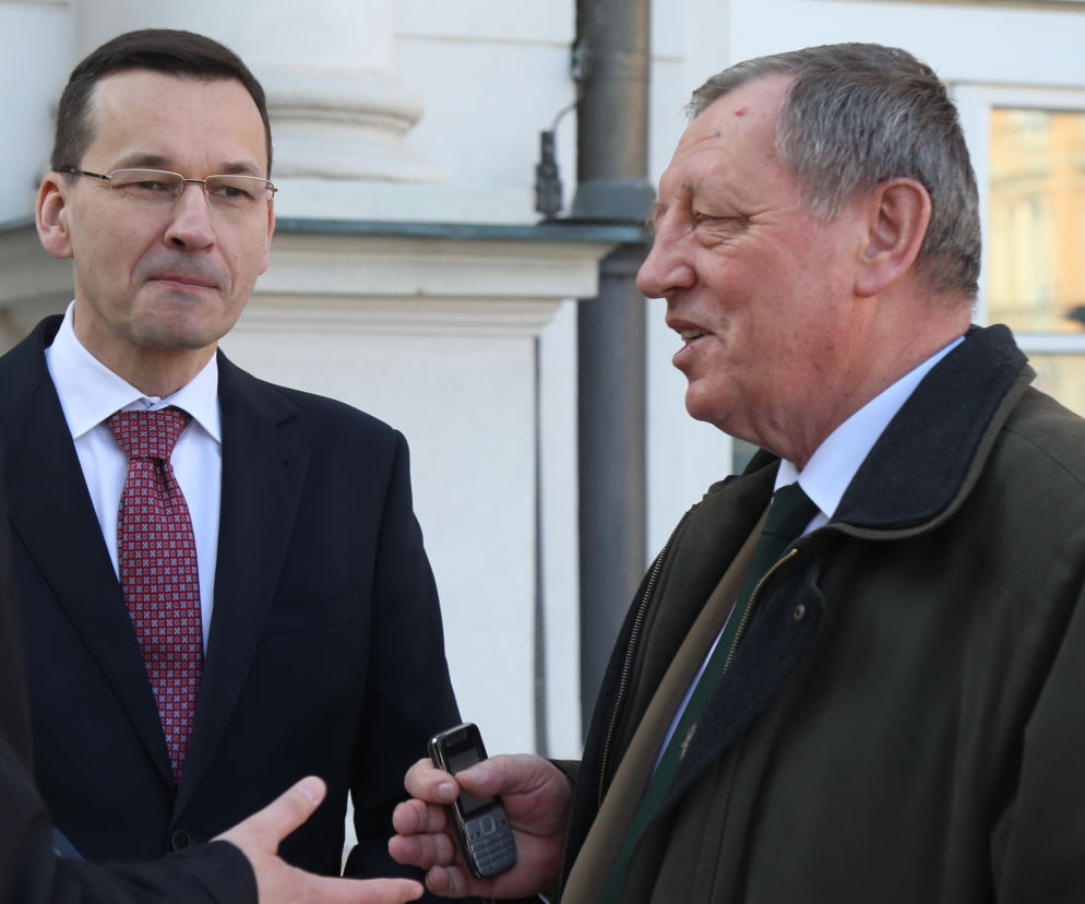 Mateusz Morawiecki i Jan Szyszko