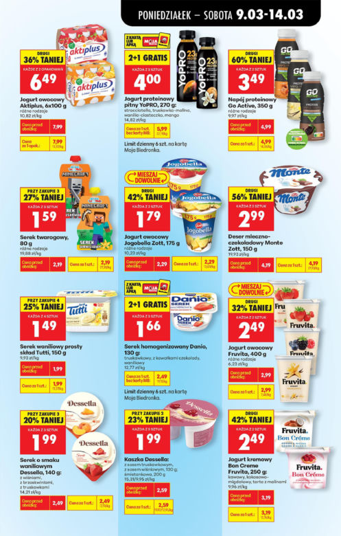 Biedronka - gazetka promocyjna 9.03.2026