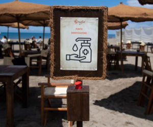 Plaża we Fregene, niedaleko Rzymu