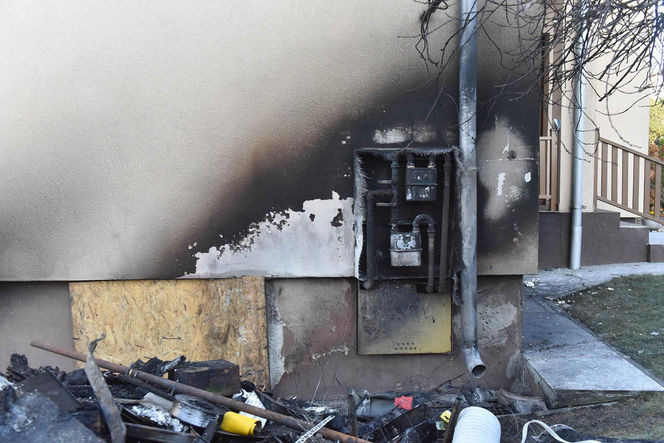 Potężny wybuch wstrząsnął spokojną ulicą Kwiatową w Chełmnie. Rodzice próbowali ratować syna