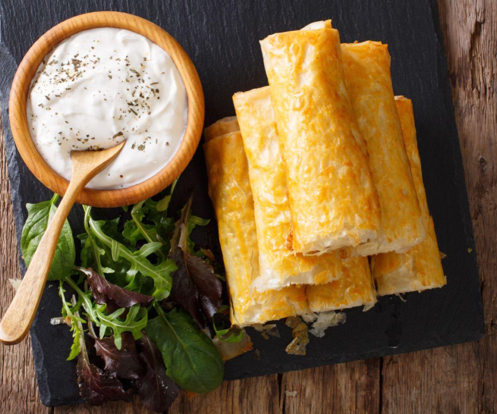 roladki serowe z ciasta filo