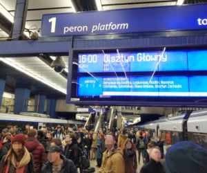 Opóźnienia pociągów na Dworcu Centralnym