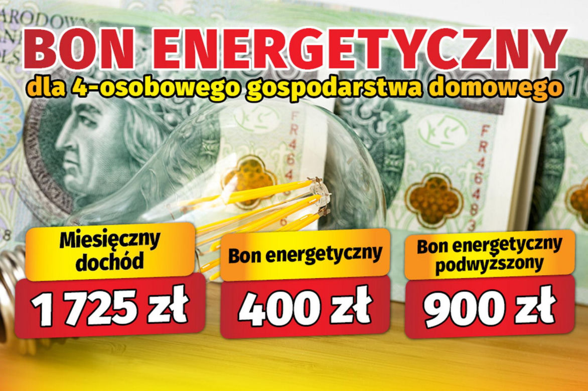 Bon energetyczny dla 4-osobowego gospodarstwa domowego