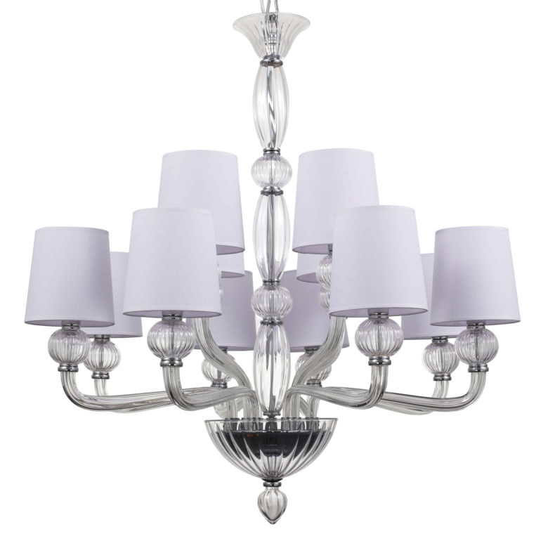 Żyrandol White Day Clear