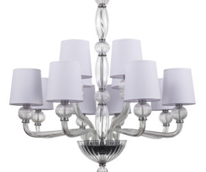 Żyrandol White Day Clear