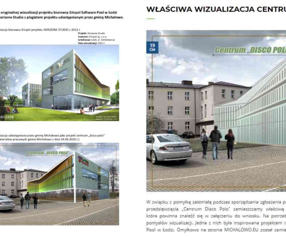 Centrum Disco Polo w Michałowie. Projekt to plagiat? Gmina odpowiedziała na oskarżenia
