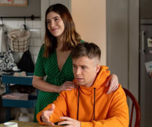 Barwy szczęścia odc. 2295. Patryk (Konrad Skolimowski), Agata (Natalia Zambrzycka)