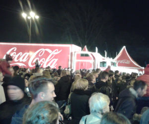 Świąteczne ciężarówki Coca - Coli we Wrocławiu