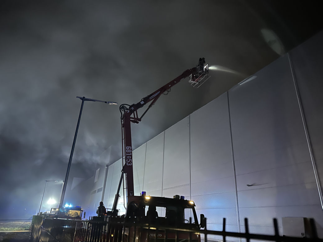Gigantyczny pożar piekarni w Małopolu  Zdjecia od Rytla powinny być