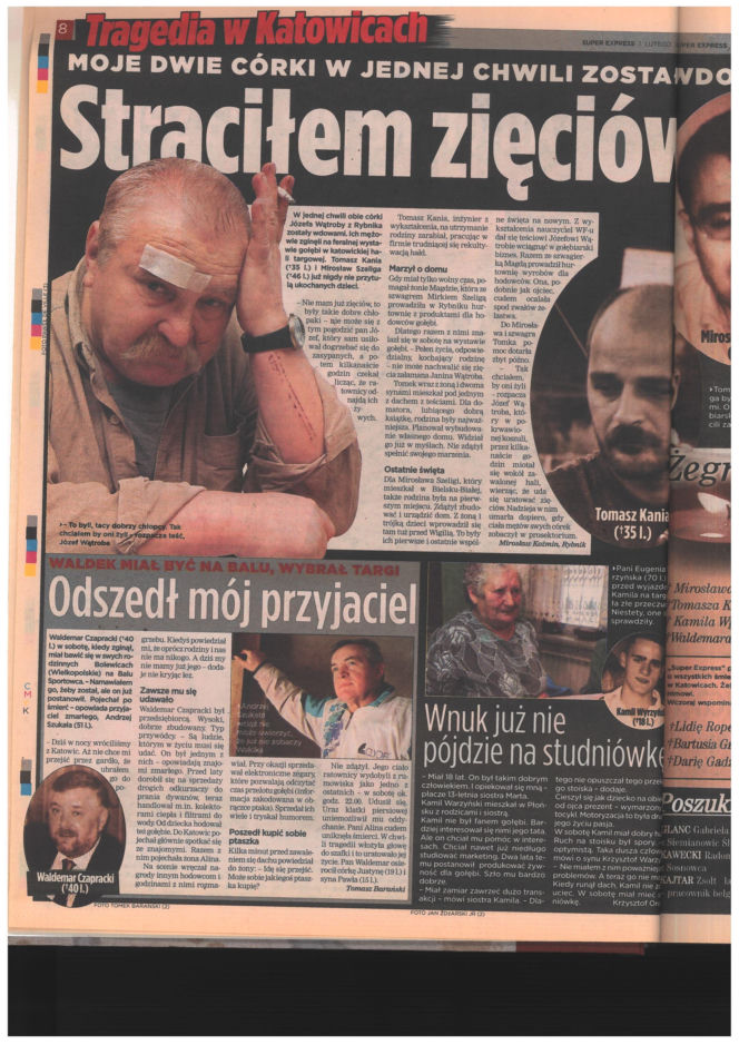 Katastrofa hali MTK w Katowicach. Materiały archiwalne