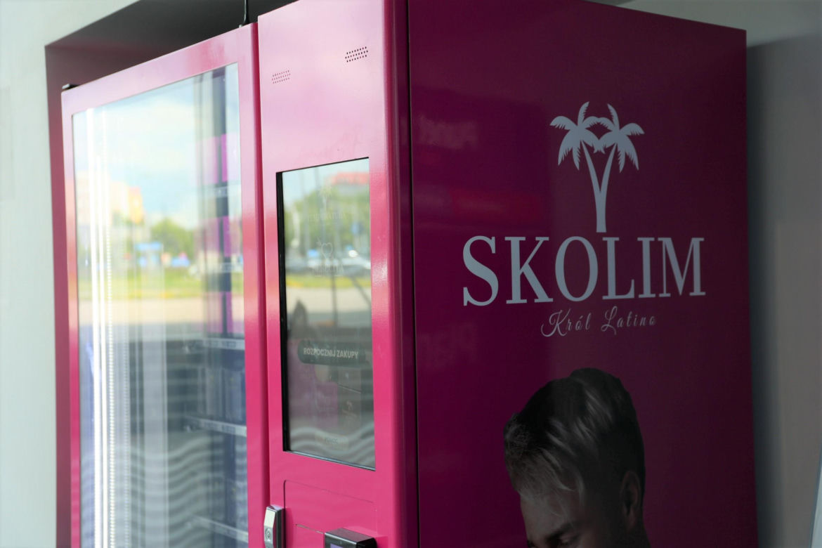 Automat z perfumami Skolima stanął w Lublinie