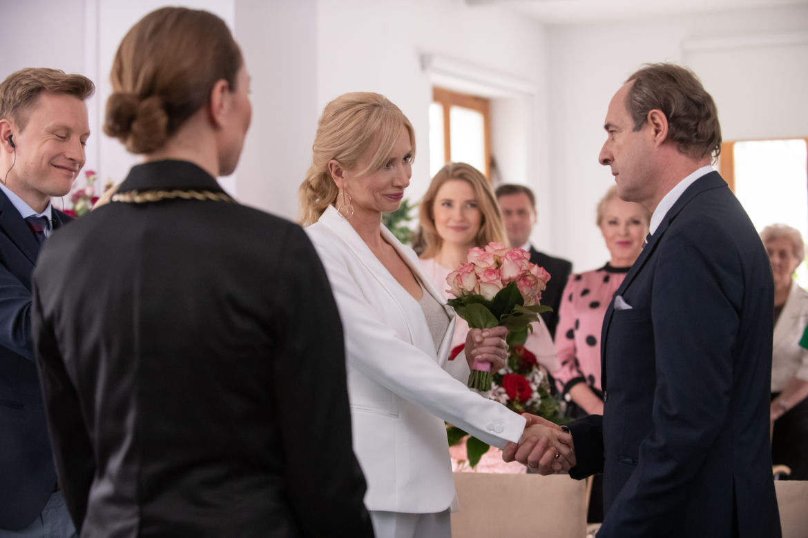 Na Wspólnej odc. 2730. Ewa (Ewa Gawrykuk), Arek Ostrowski (Marek Kalita)