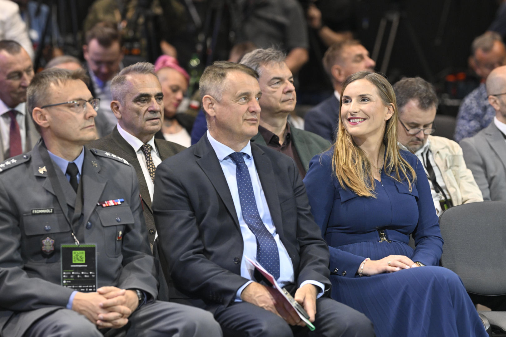 Magdalena Sobkowiak-Czarnecka podczas Warszawskich Targów Obronnych w Expo XXI