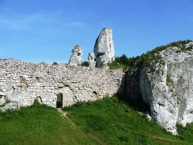 To najpiękniejszy zamek w województwie śląskim. Znajduje się w malowniczej wsi