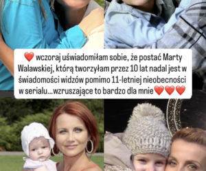 Barwy szczęścia. Katarzyna Zielińska na planie serialu