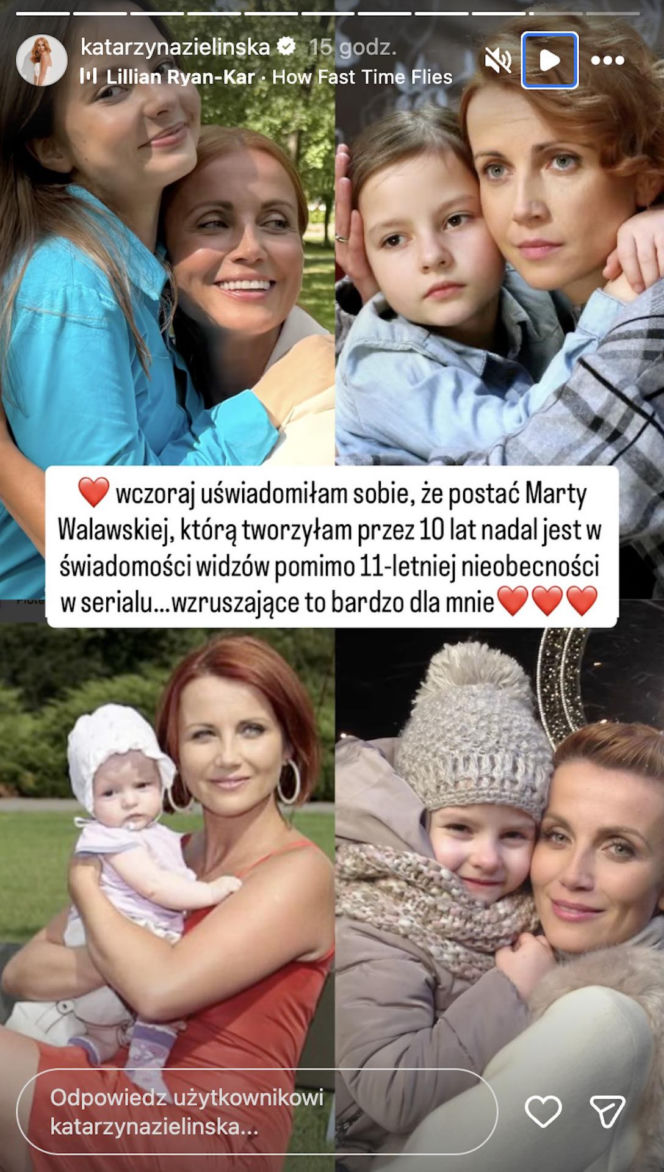 Barwy szczęścia. Katarzyna Zielińska na planie serialu