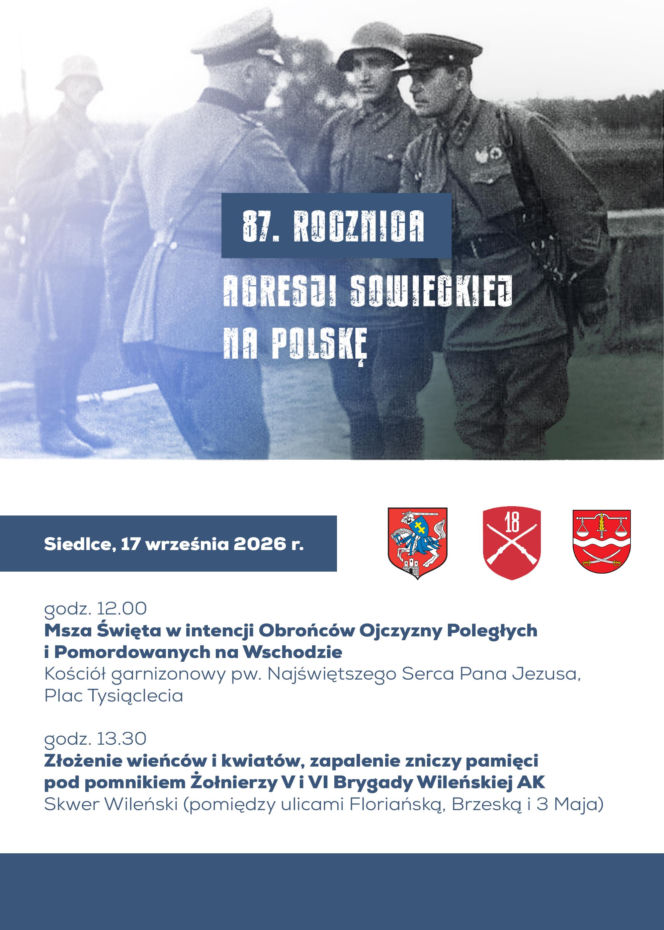 Siedleckie obchody 87. rocznicy Agresji Sowieckiej na Polskę