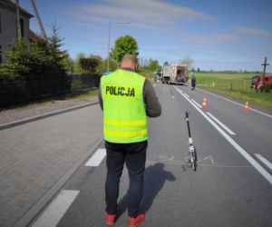 Śmiertelny wypadek motocyklisty na DK20