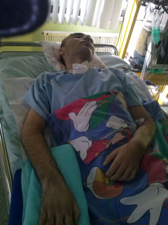 Tarnobrzeg. Przez zawód miosny wyskoczył z IV pietra, teraz walczy o kazdy oddech [ZDJĘCIA]
