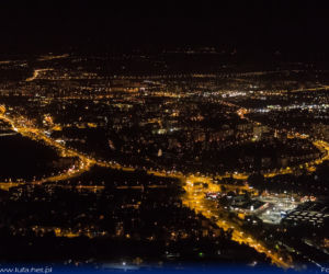 Nocne zdjęcia Lublina z góry!