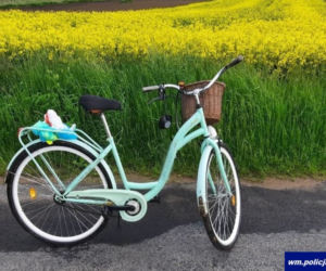 Policjant dogonił motocyklistę rowerem