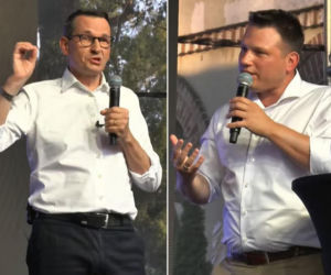 Mentzen zaatakował Morawieckiego. Były premier odpowiedział jednym zdaniem. Uderzył w jego spółkę