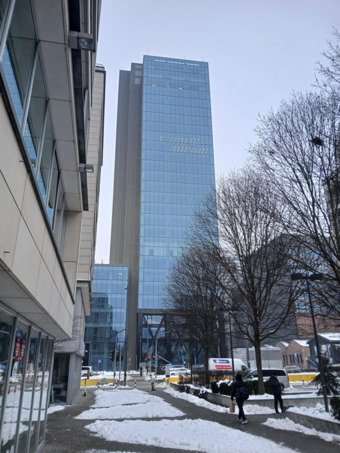 Studio A w Warszawie pod koniec budowy