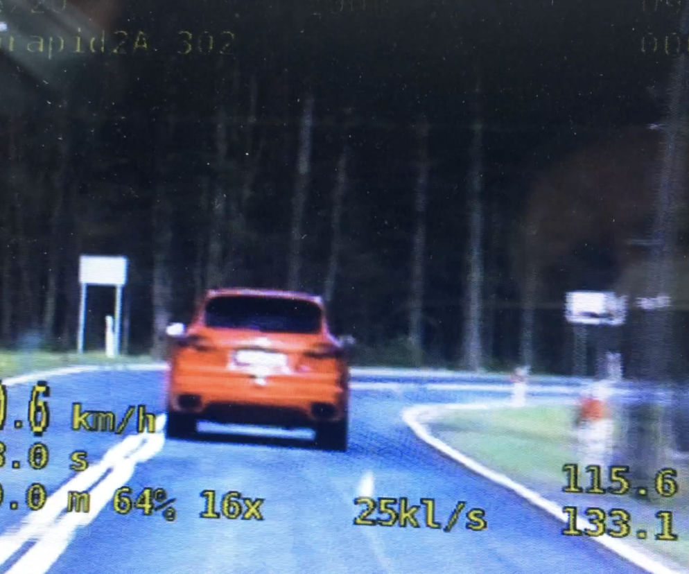 Przegiął z prędkością w Porsche Cayenne