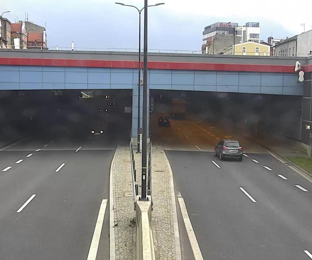 Dziś w nocy tunel na DTŚ  będzie zamknięty