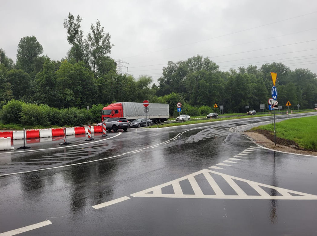 Zmodernizowane rondo na ul. Jasnogórskiej