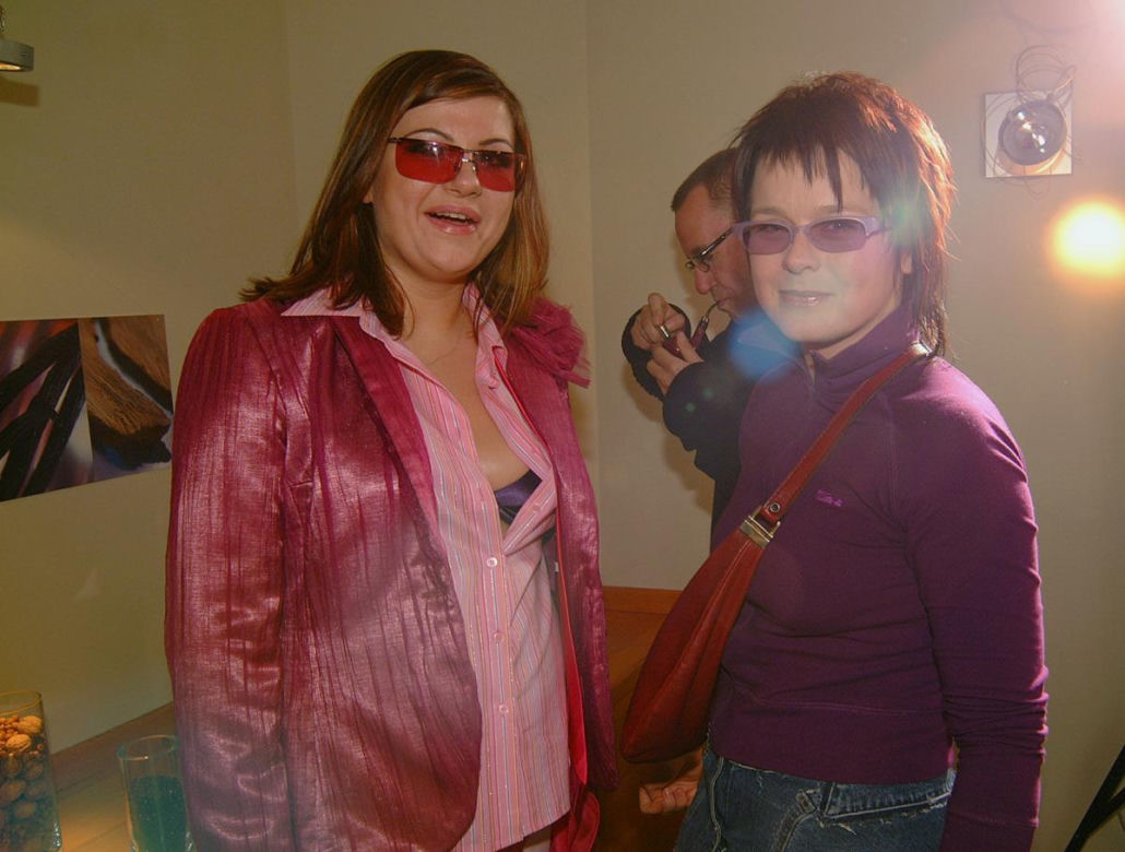 Monika Ambroziak i Edyta Jungowska w 2002 roku