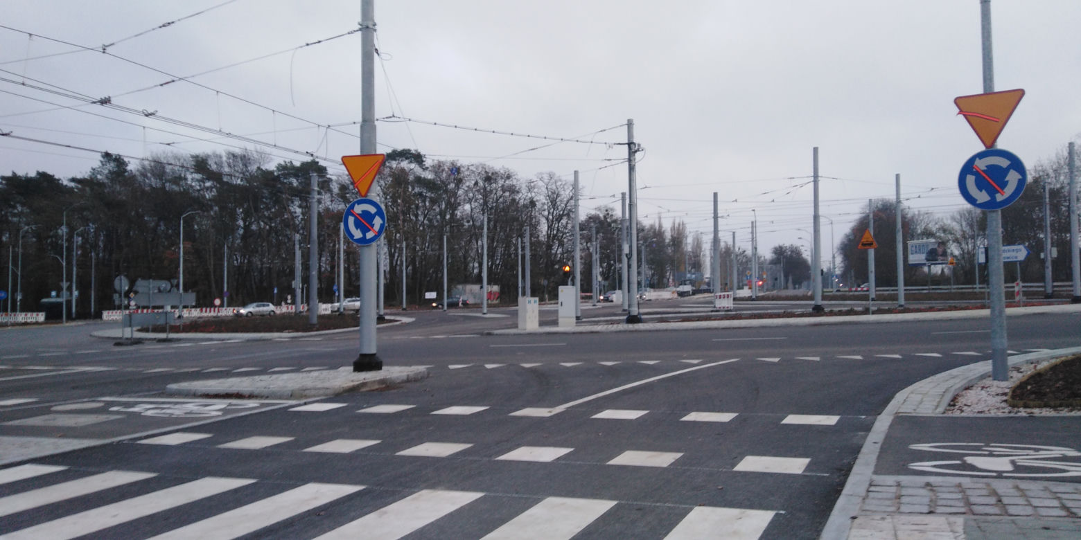 Ulica Szafera w przeddzień rozpoczęcia przebudowy