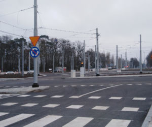 Ulica Szafera w przeddzień rozpoczęcia przebudowy