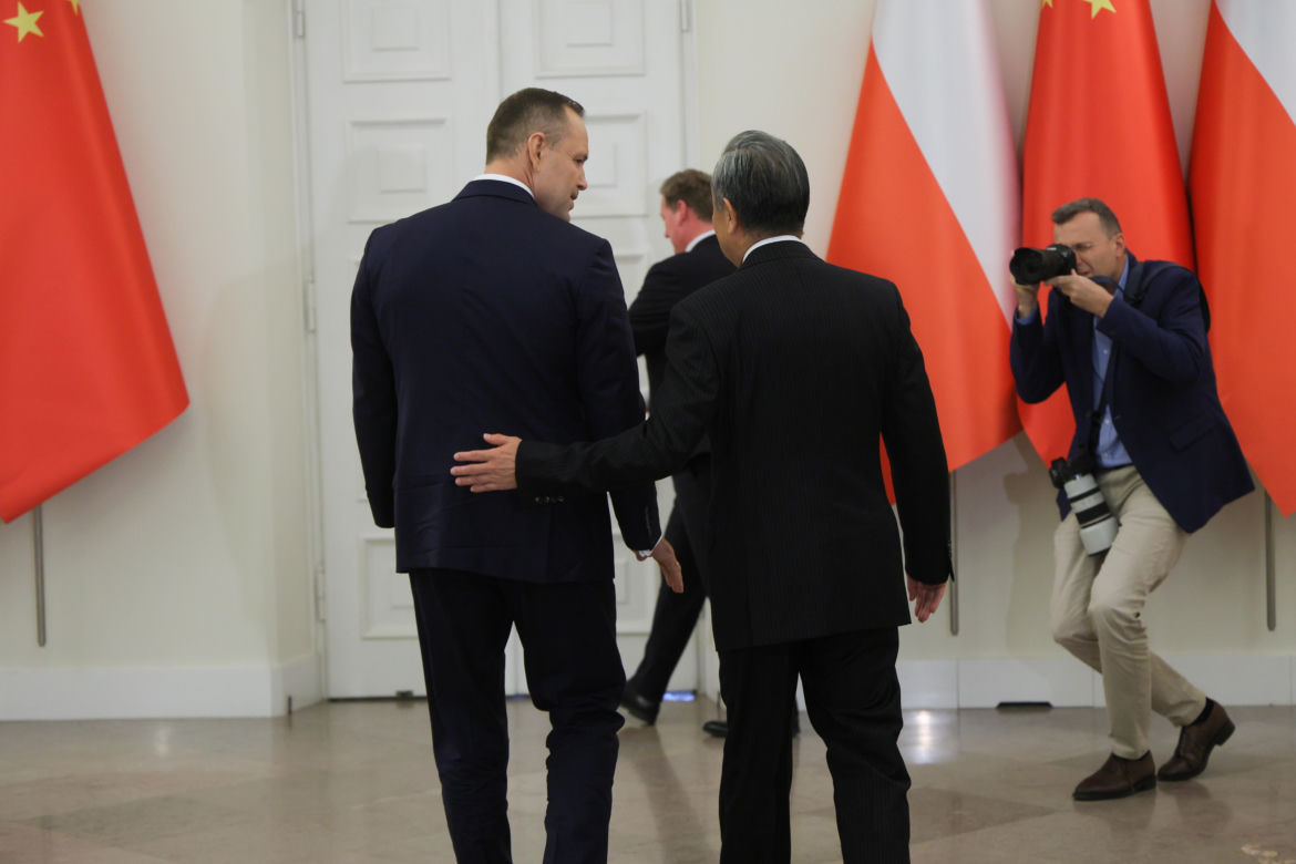 Chiński minister Wang Yi w Warszawie