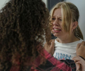 M jak miłość odc. 1893. Lenka (Olga Cybińska), Julita (Sofia Stelmakh)