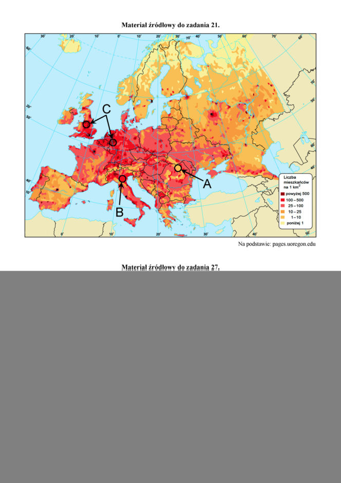 Matura 2018 - Geografia poziom rozszerzony. Arkusze egzaminacyjne