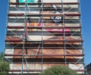 Nowy i największy mural w Rzeszowie autorstwa Arkadiusza Andrejkowa