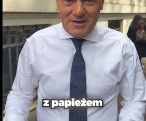 Premier Tusk skoczył na włoską pizzę! Pizza for Donald!