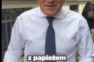 Premier Tusk skoczył na włoską pizzę! Pizza for Donald!