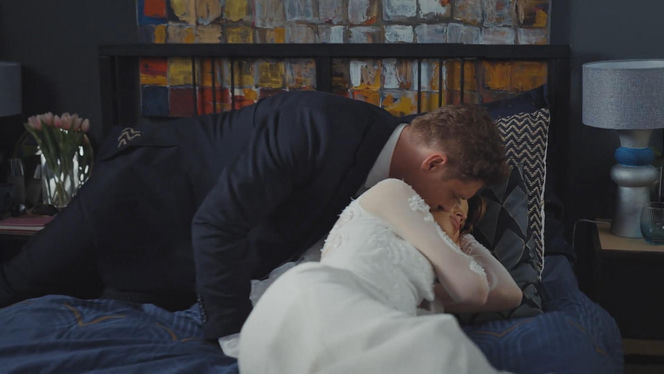 M jak miłość odc. 1890. Kama (Michalina Sosna), Marcin (Mikołaj Roznerski)