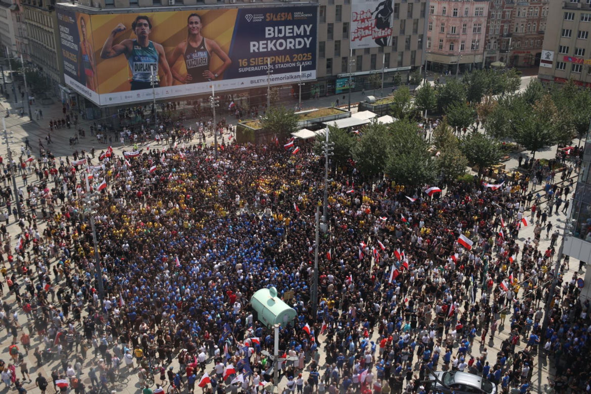 Pikieta Stop Migracji w Katowicach
