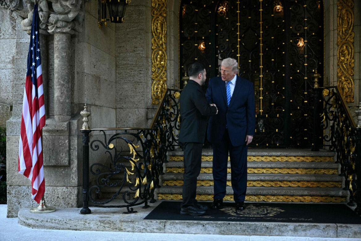 Wołodymyr Zełenski i Donald Trump