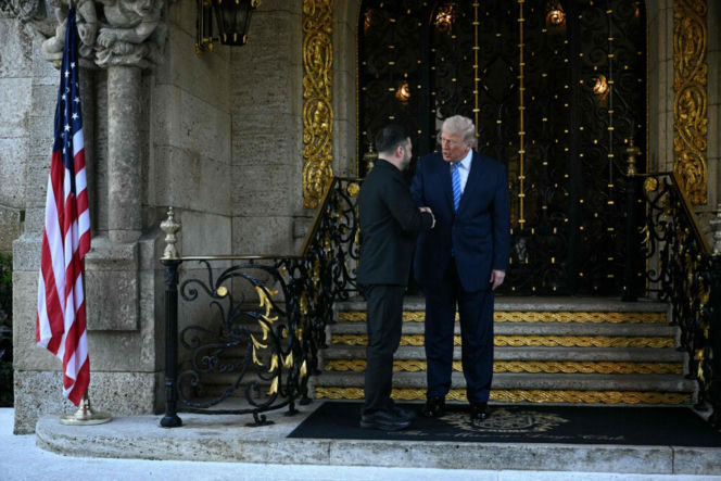 Wołodymyr Zełenski i Donald Trump