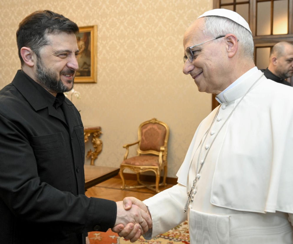 Mocny sygnał z Watykanu. Papież Leon XIV przyjął Zełenskiego w Castel Gandolfo