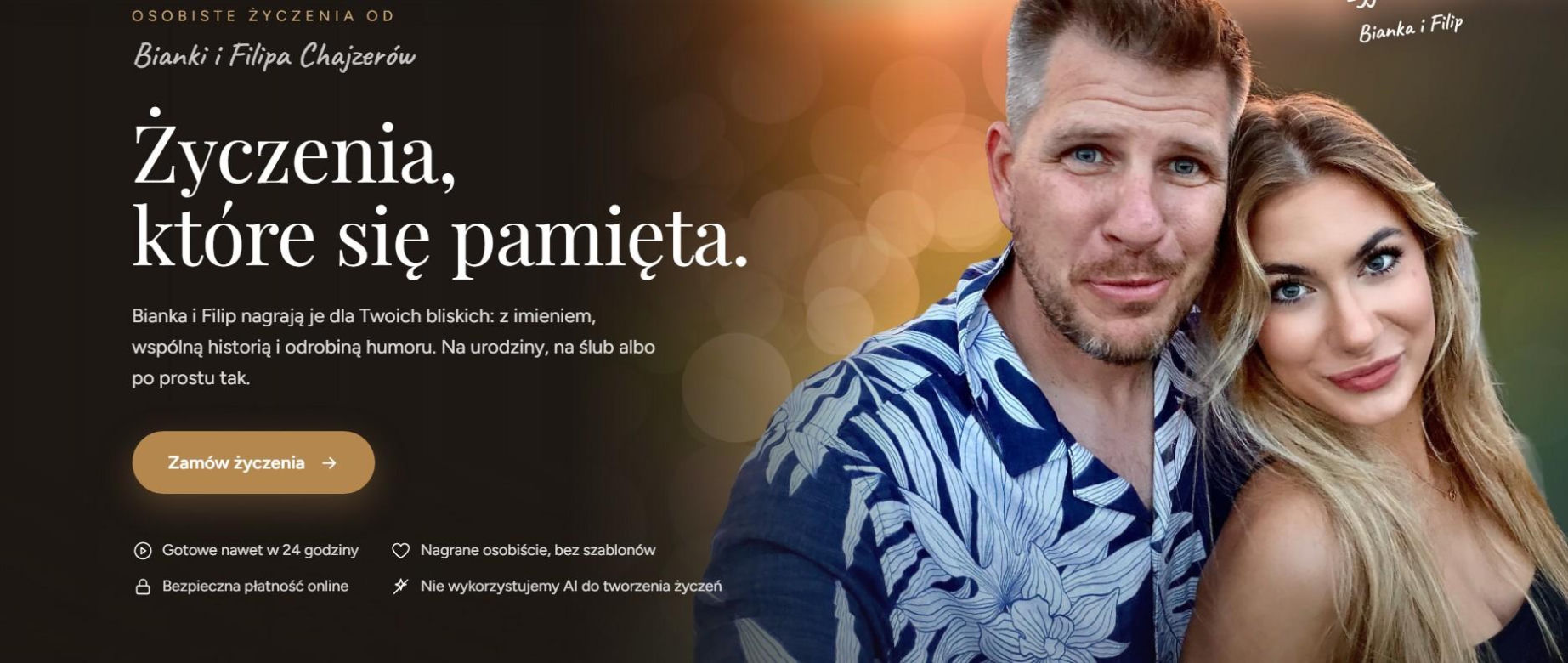 Filip Chajzer, Bianka Chajzer, Niech żyje nam