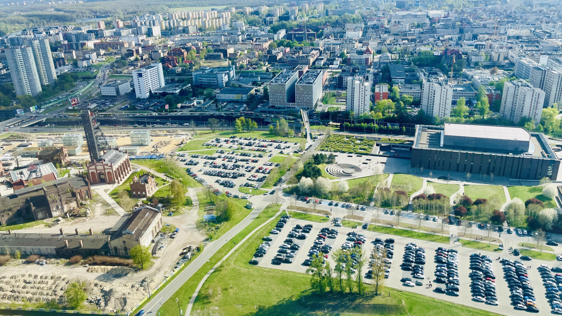 Taras widokowy na 36. piętrze wieżowca Atal Olimpijska w Katowicach