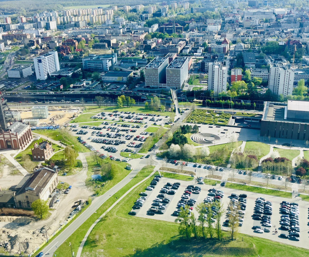 Taras widokowy na 36. piętrze wieżowca Atal Olimpijska w Katowicach