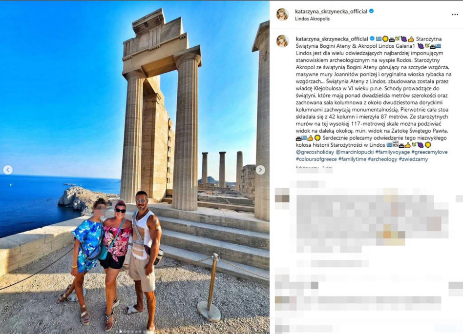 Katarzyna Skrzynecka - jej wielkie greckie wakacje