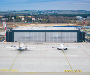 Hangar H4  na lotnisku w Pyrzowicach (Katowice Airport)